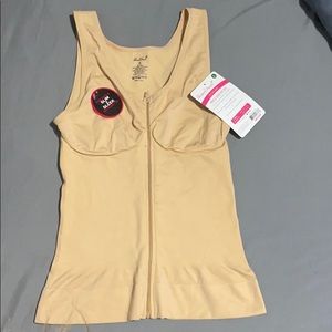 Shaper/zip cami-Nude/natural. Size - L - 8-10
